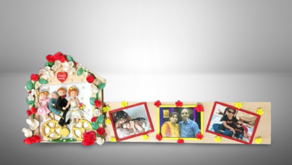 Family wooden frame