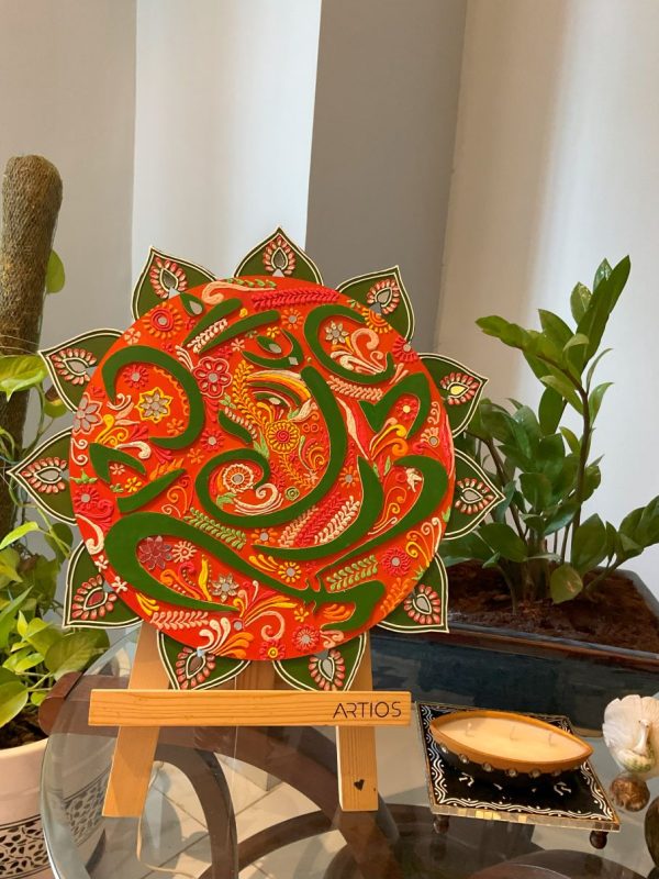 Ganpati alekhan lipan wall art - Image 4