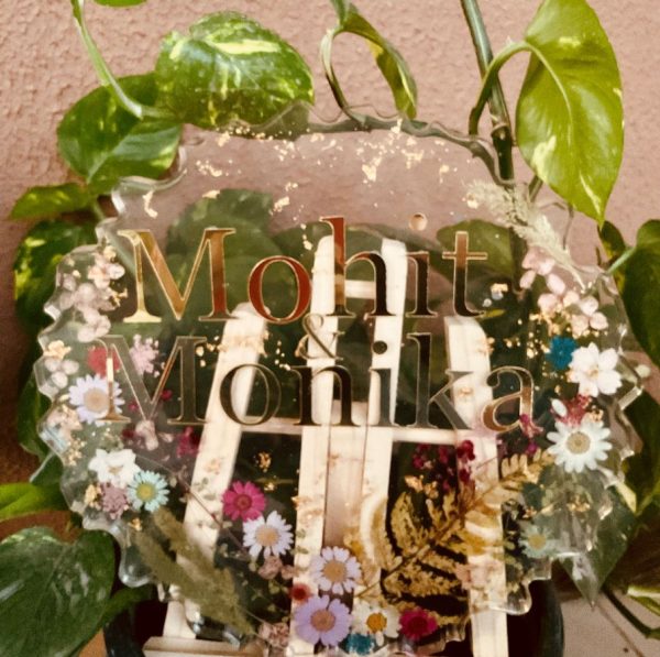 Blooming resin name plate - Image 4