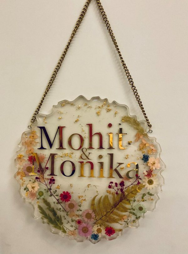 Blooming resin name plate - Image 3