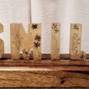 Smile resin  Lamp