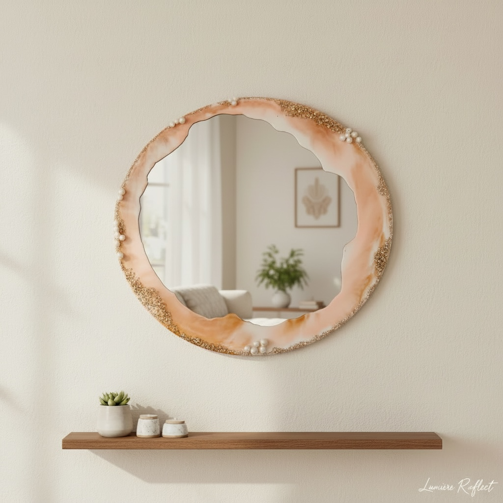 Pearl Glow Wall Mirror