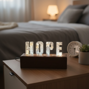 HopeGlow – Illuminated Word Lamp ⭐