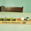 Wooden planter candle light holder - Image 2