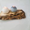 Raw wood candle holder - Image 3