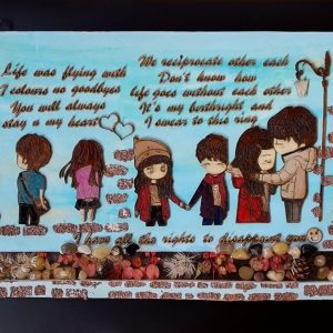 Tell your love story (wall mount)