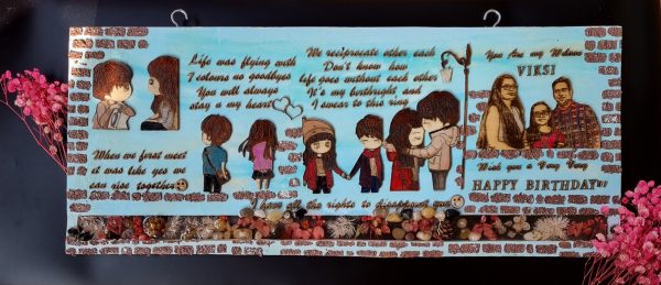 Tell your love story (wall mount)