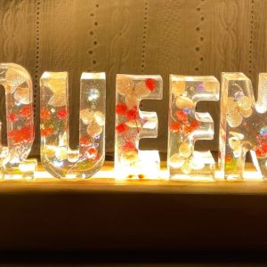 Rule your space with elegance (resin lamp)