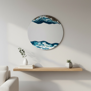 Ocean Breeze Resin Mirror
