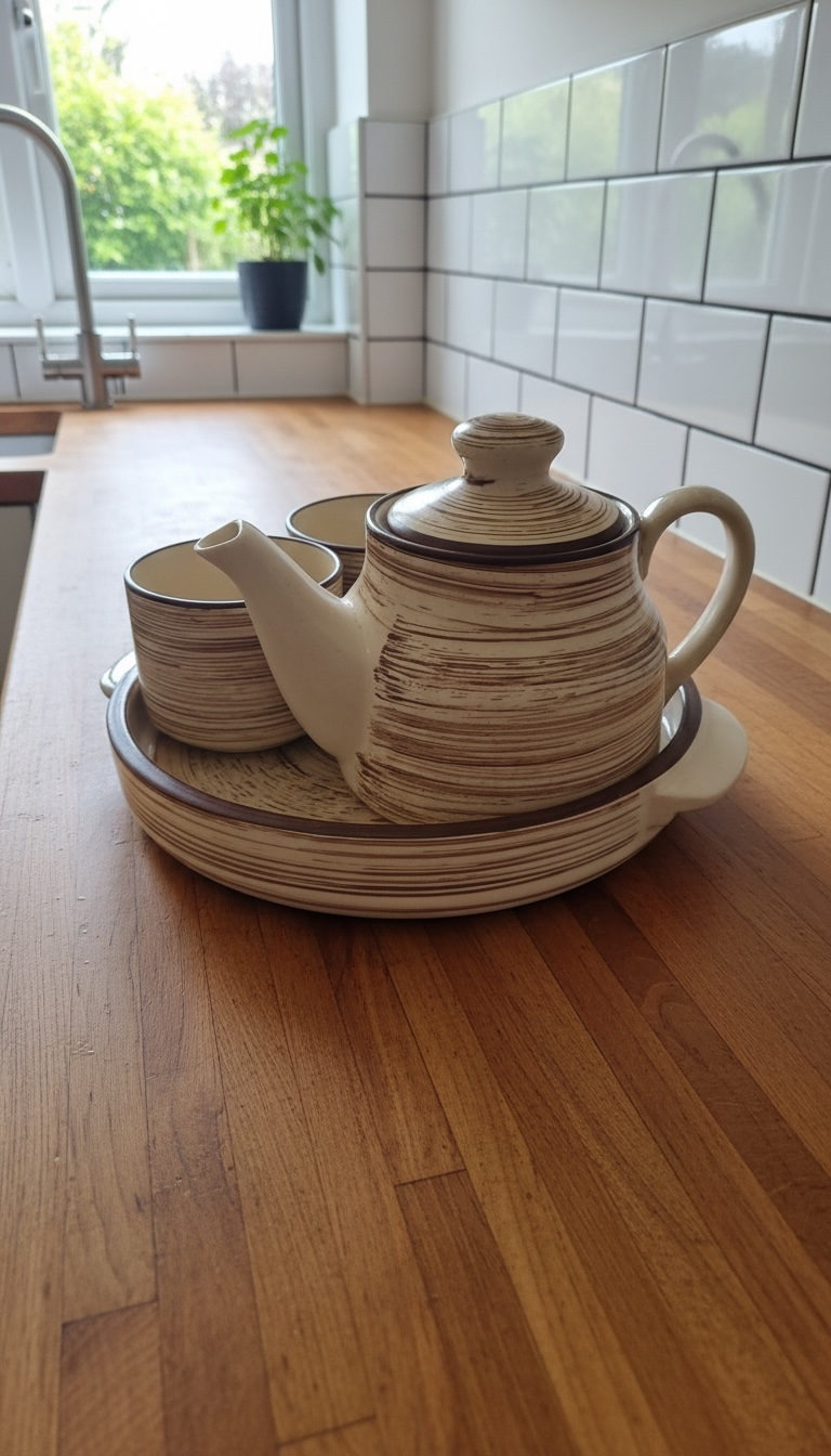 Earthy Ceramic Tea Cup Set