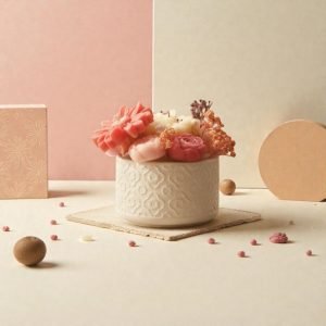 Pink wax bouquet