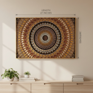 Eternal Balance Mandala Wall Frame