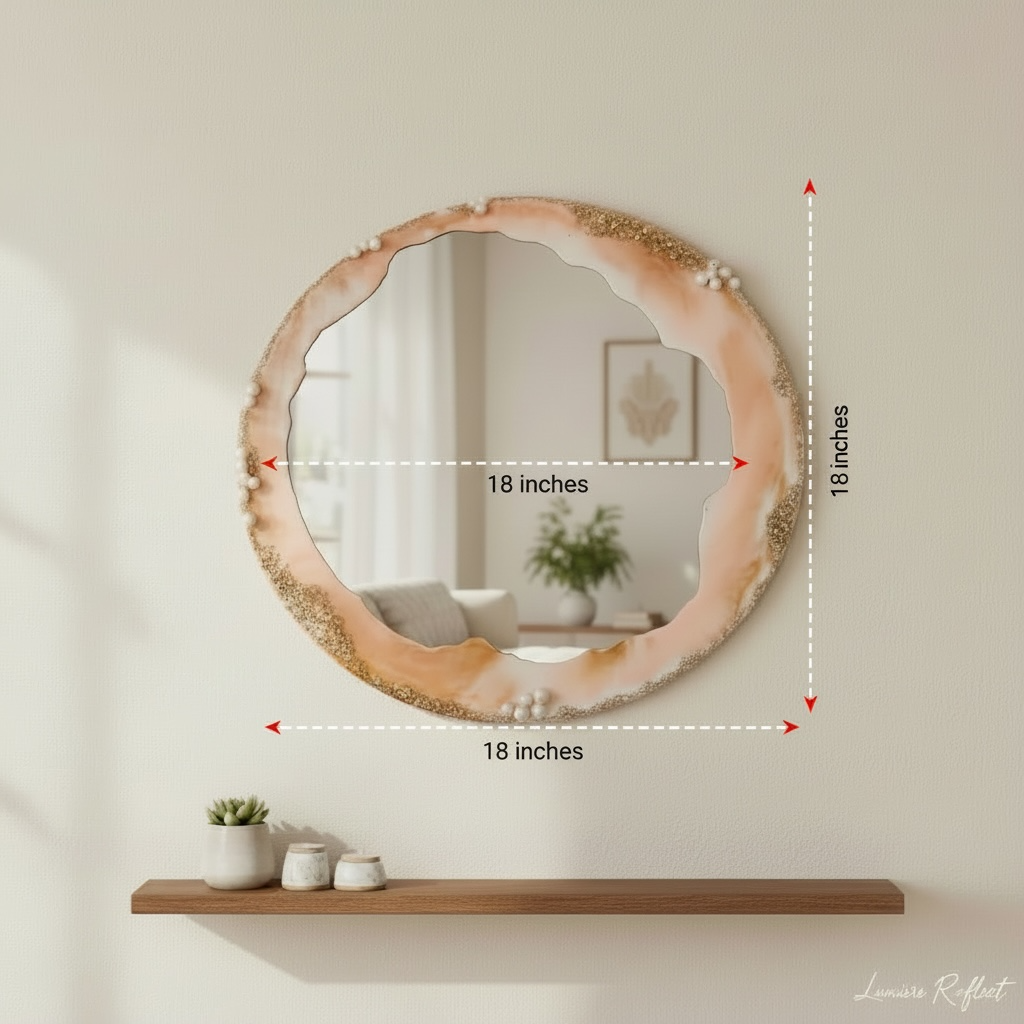 Pearl Glow Wall Mirror - Image 5