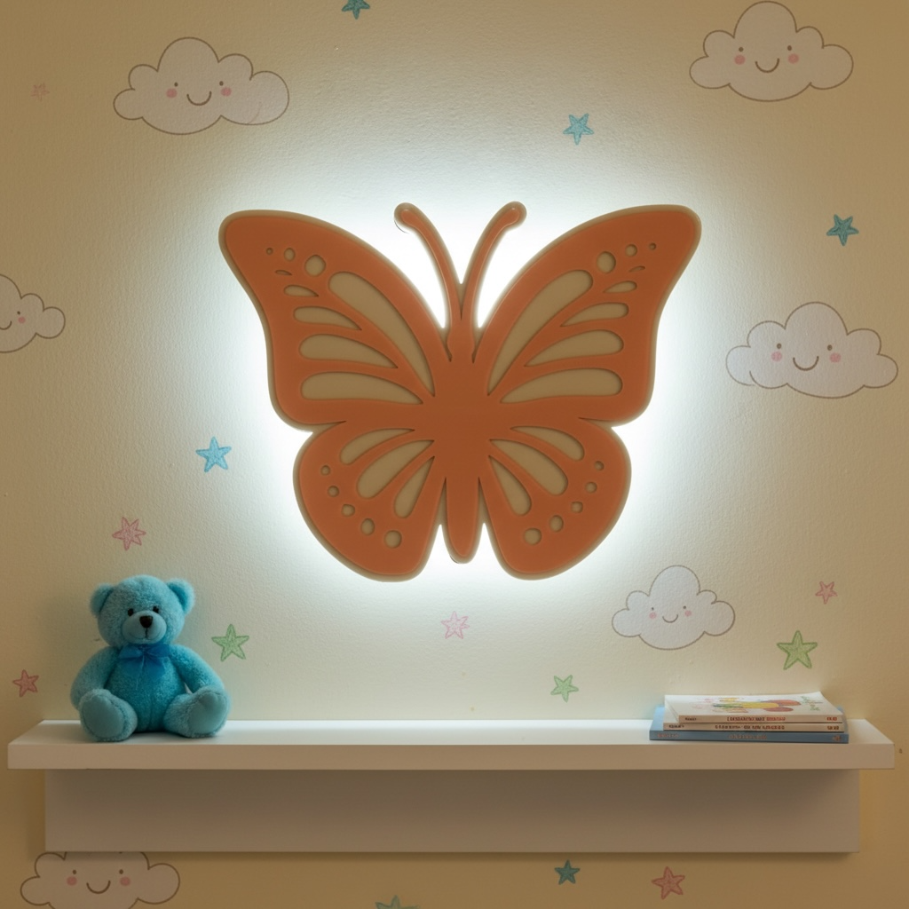 “GlowFlutter Butterfly Wall Light”