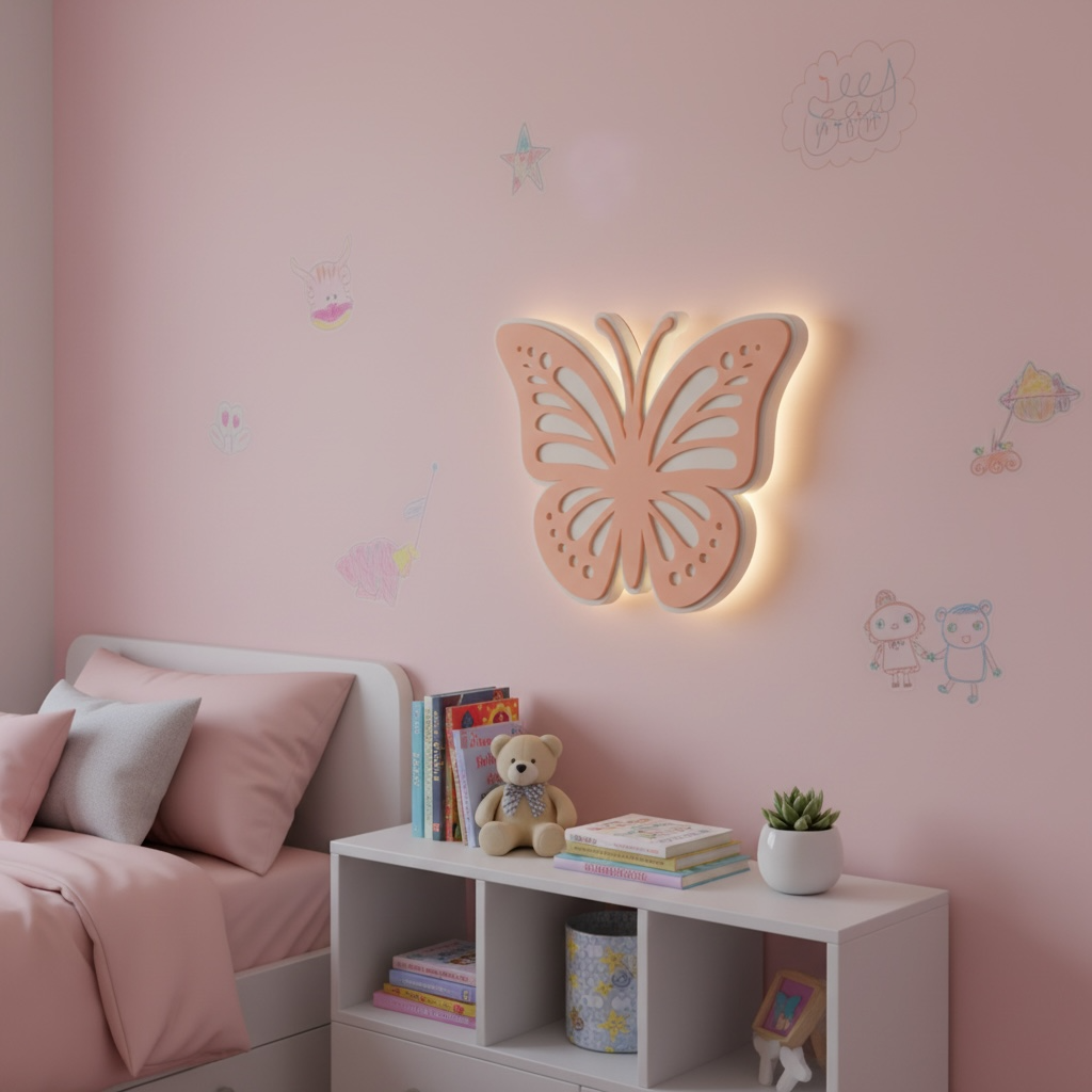 “GlowFlutter Butterfly Wall Light” - Image 3