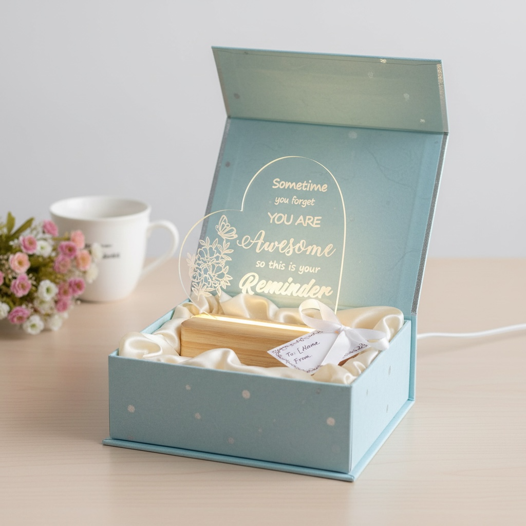 “HeartGlow Inspirational Lamp” - Image 3