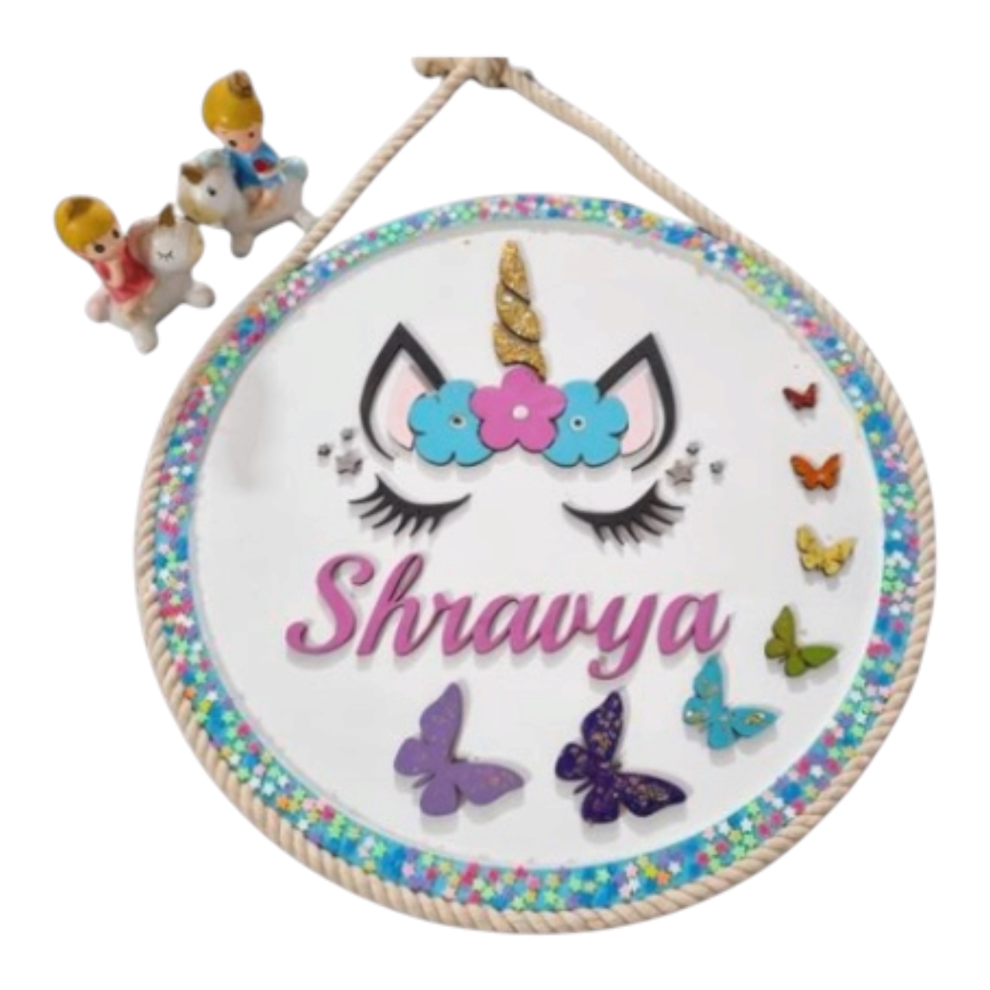 Magical Unicorn Kids Name Board ✨ - Image 3