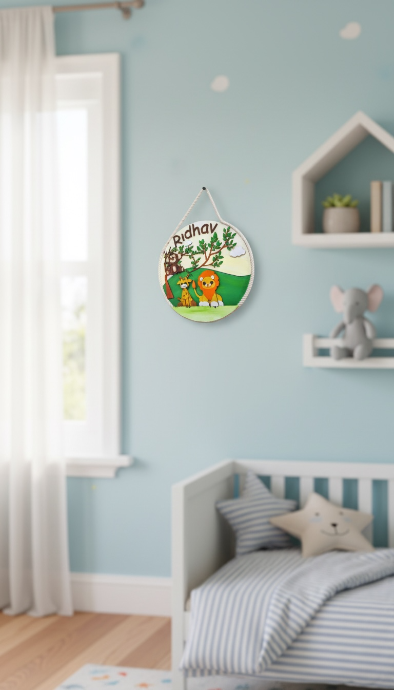 Jungle Safari Personalized Name Plate 🌿 - Image 4