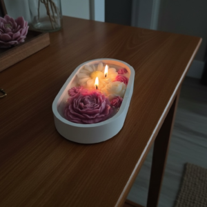 Blush Bloom – Floral Scented Candle