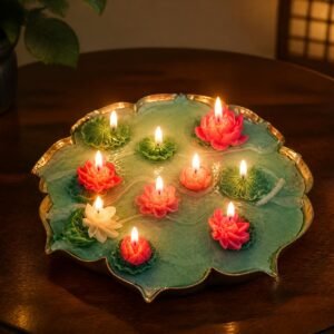 Lotus Serenity Premium Scented Urli Candle