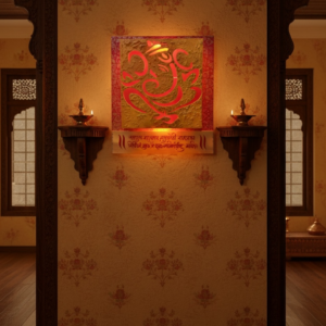 Divine Ganesh Ji LED Wall Art