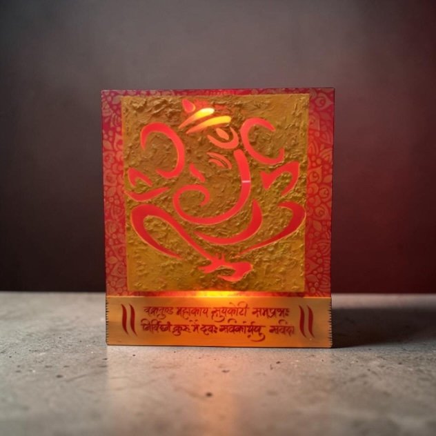 Divine Ganesh Ji LED Wall Art - Image 4