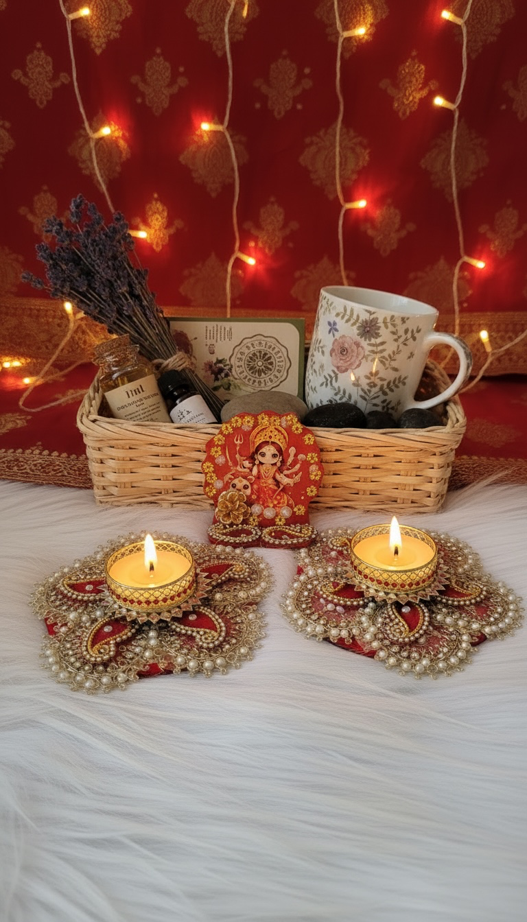Shubh Deepavali Luxe Hamper – A Celebration of Light & Blessings - Image 3