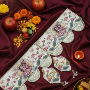 Radha Krishna Shubh-Labh Mandir Wall Décor ✨